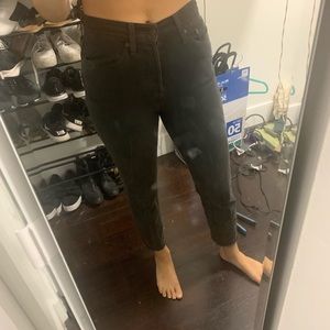 Levis faded black wedgie jeans